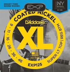 Cuerdas para guitarra eléctrica D'Addario EXP125 Cuerdas para guitarra eléctrica