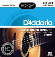 Akusztikus gitárhúrok D'Addario EXP11 Akusztikus gitárhúrok