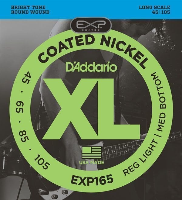 Struny pro baskytaru D'Addario EXP165