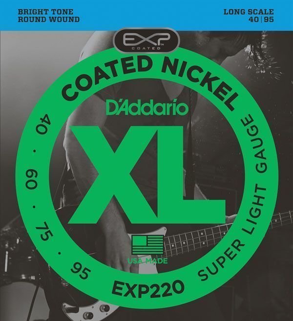 Струни за бас китара D'Addario EXP220