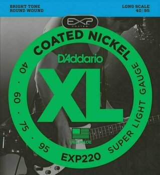 Žice za bas gitaru D'Addario EXP220 - 1