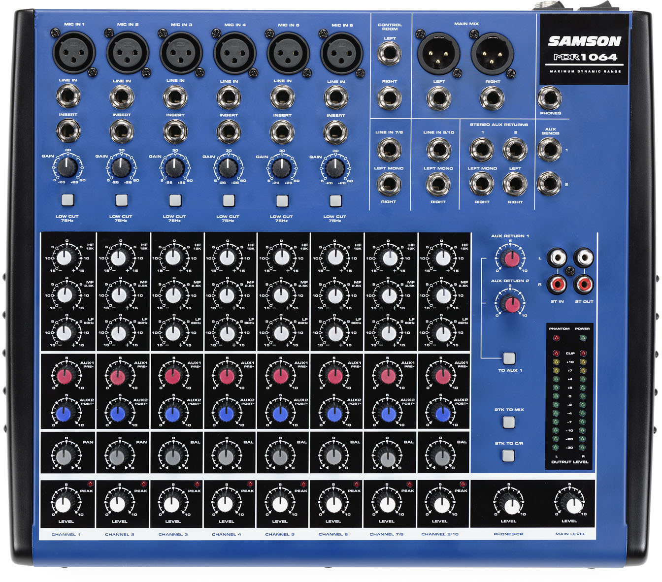 Table de mixage analogique Samson MDR1064
