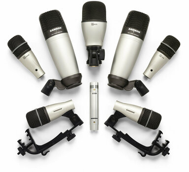 Microphone Set for Drums Samson 8Kit 8 Piece Drum Mic Set - 1