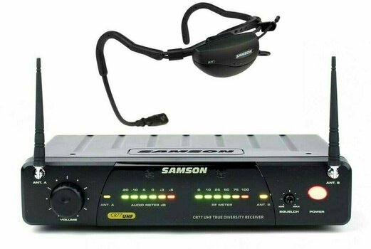 Système sans fil avec micro serre-tête Samson Airline 77 Aerobics Headset System E3 Band - 1