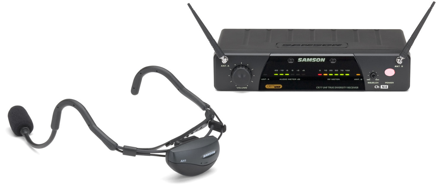 Système sans fil avec micro serre-tête Samson Airline 77 Vocal Headset System