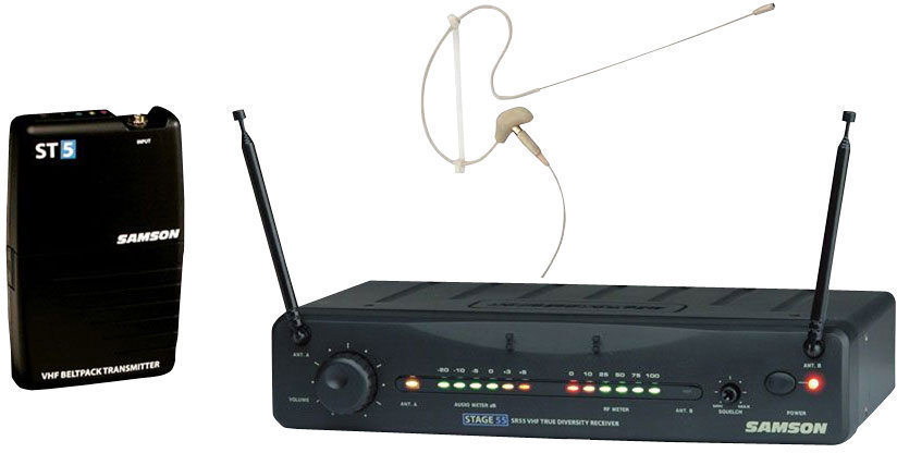 Langattomat kuulokkeet Samson Stage 55 Headset System
