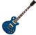 Elektrische gitaar SX EC3H Translucent Ocean Blue