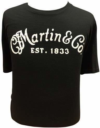 Camiseta de manga corta Martin Camiseta de manga corta Logo Black S