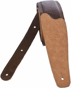 Leather guitar strap Martin Garment Leather guitar strap Dark Brown - 1