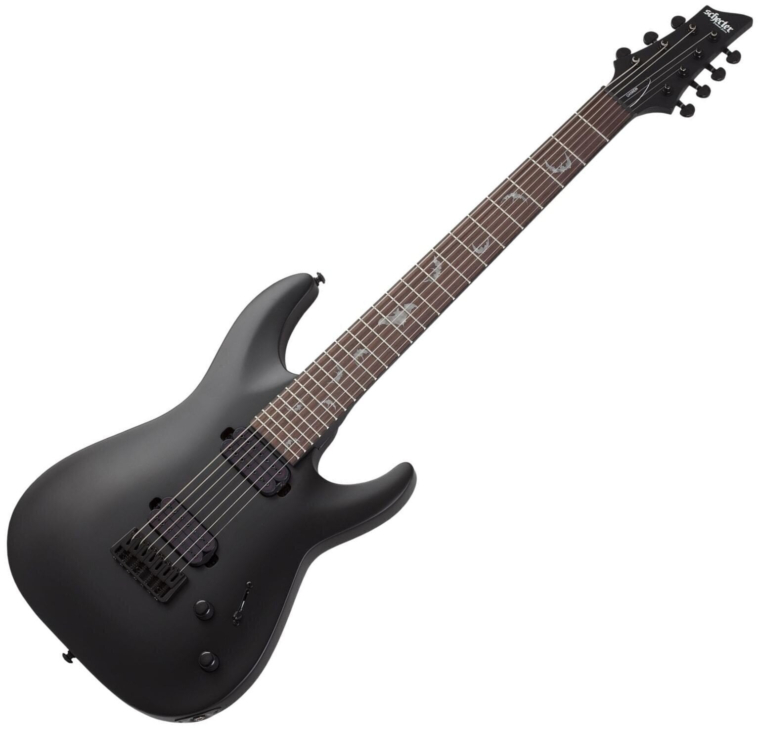 Električna gitara Schecter DAMIEN-7 Satin Black Električna gitara