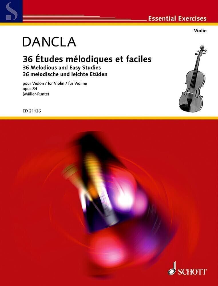 Note Schott Music 36 Melodious And Easy Studies Op 84 Violin Note
