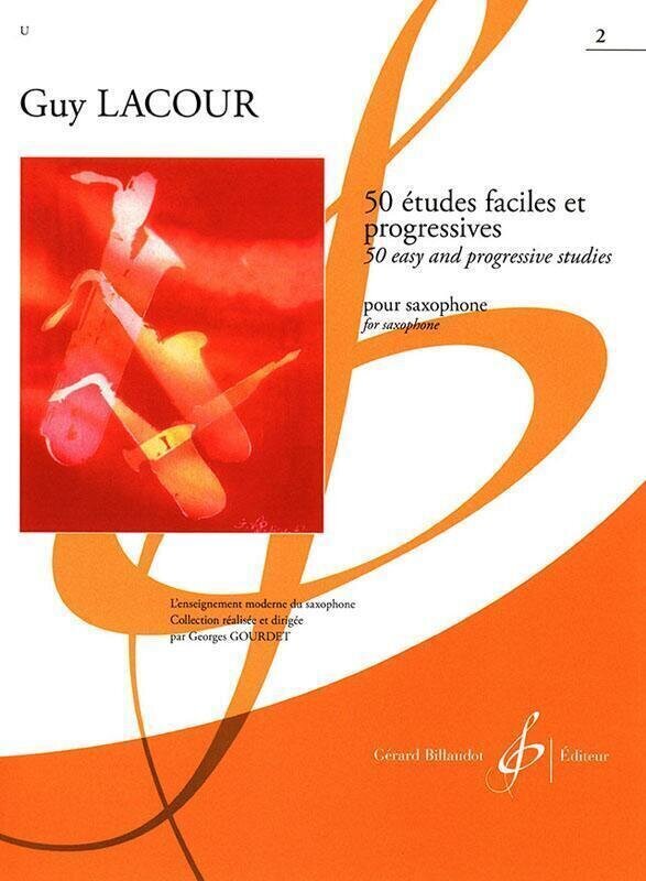 Note Gérard Billaudot 50 Etudes Faciles & Progressives - Volume 2 Note