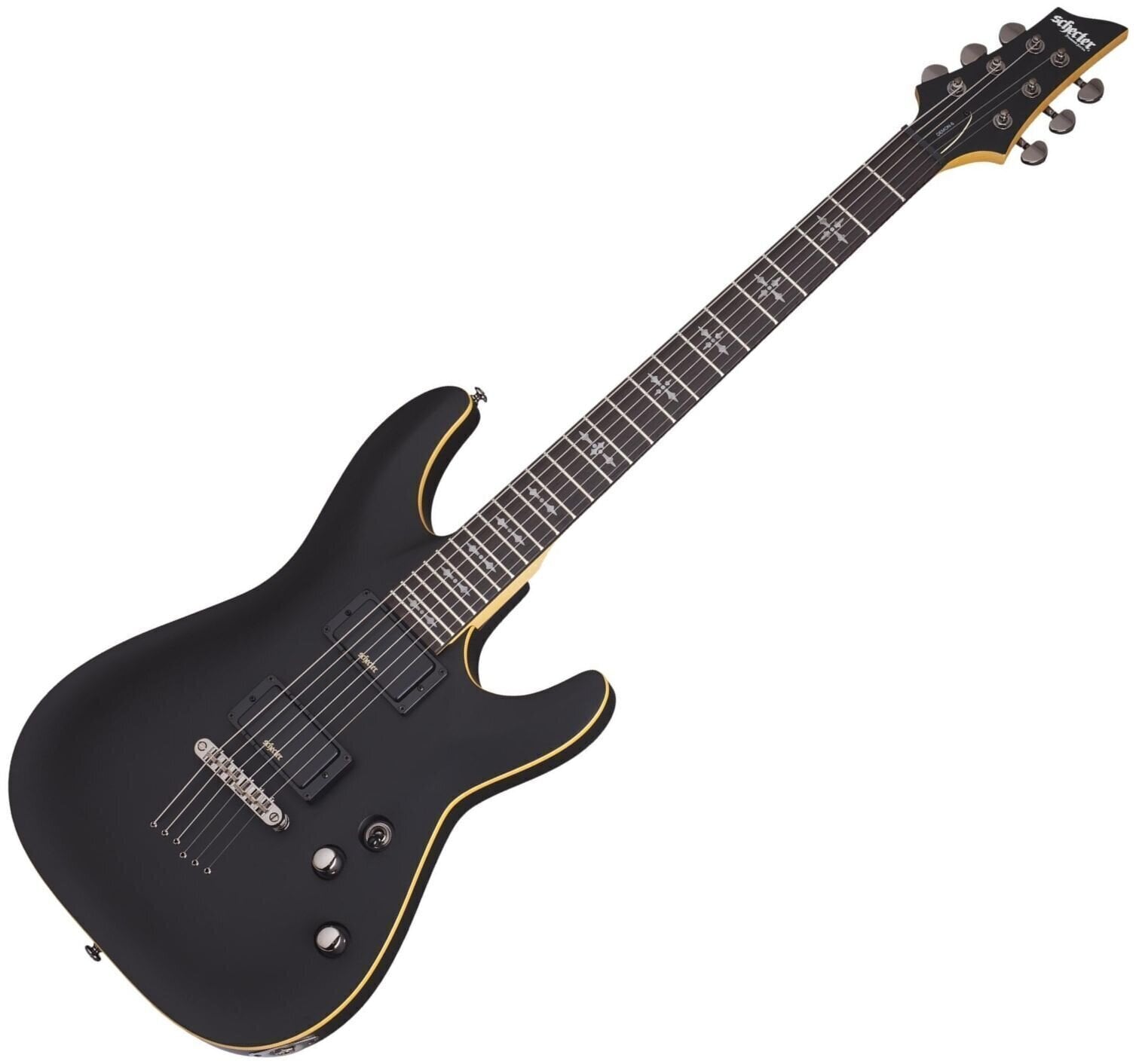 Električna gitara Schecter DEMON-6 Aged Black Satin Električna gitara