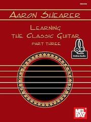Note Mel Bay Publications Learning the Classic Guitar Part 3 (Audio Online) Note