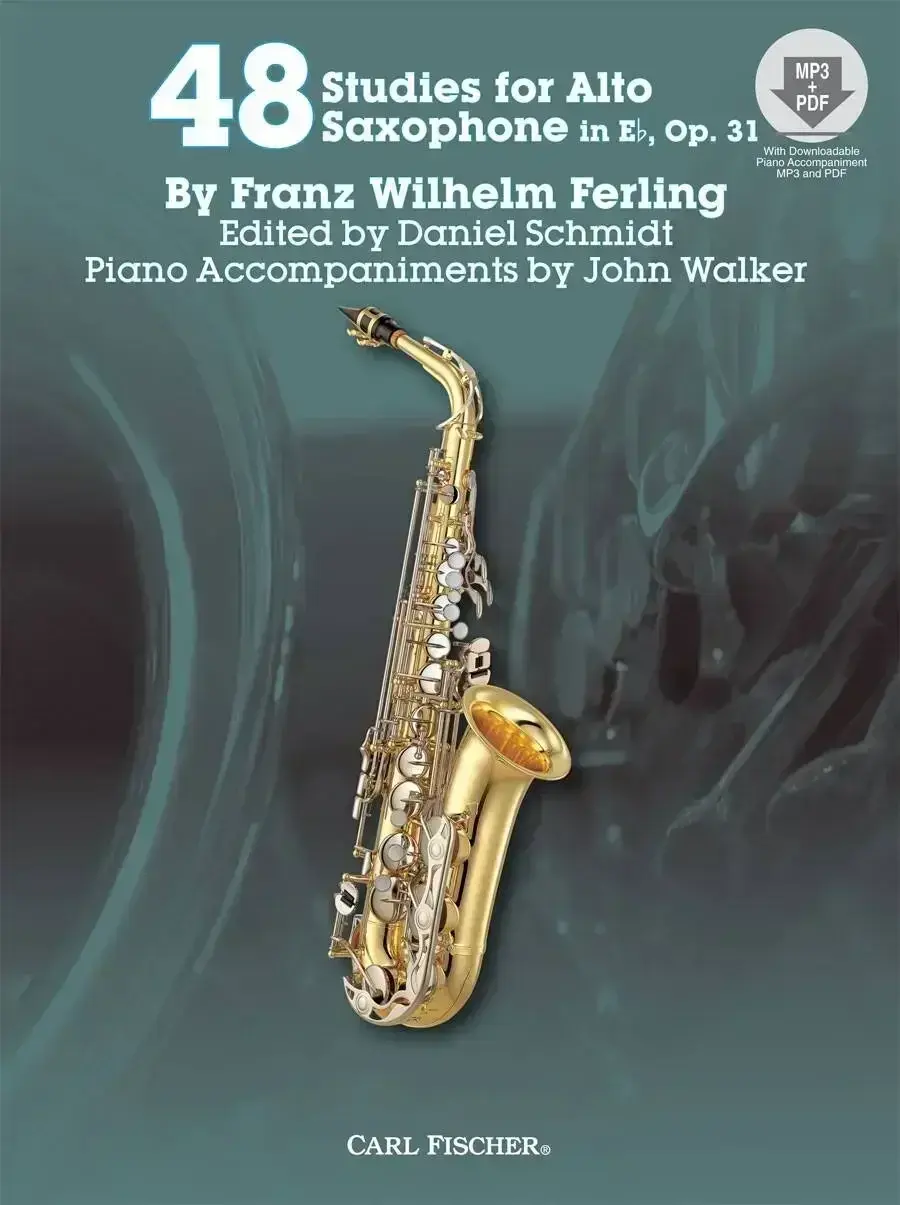 Note Carl Fischer 48 Studies for The Alto Saxophone In Eb, Op. 31 (Audio Online) Note