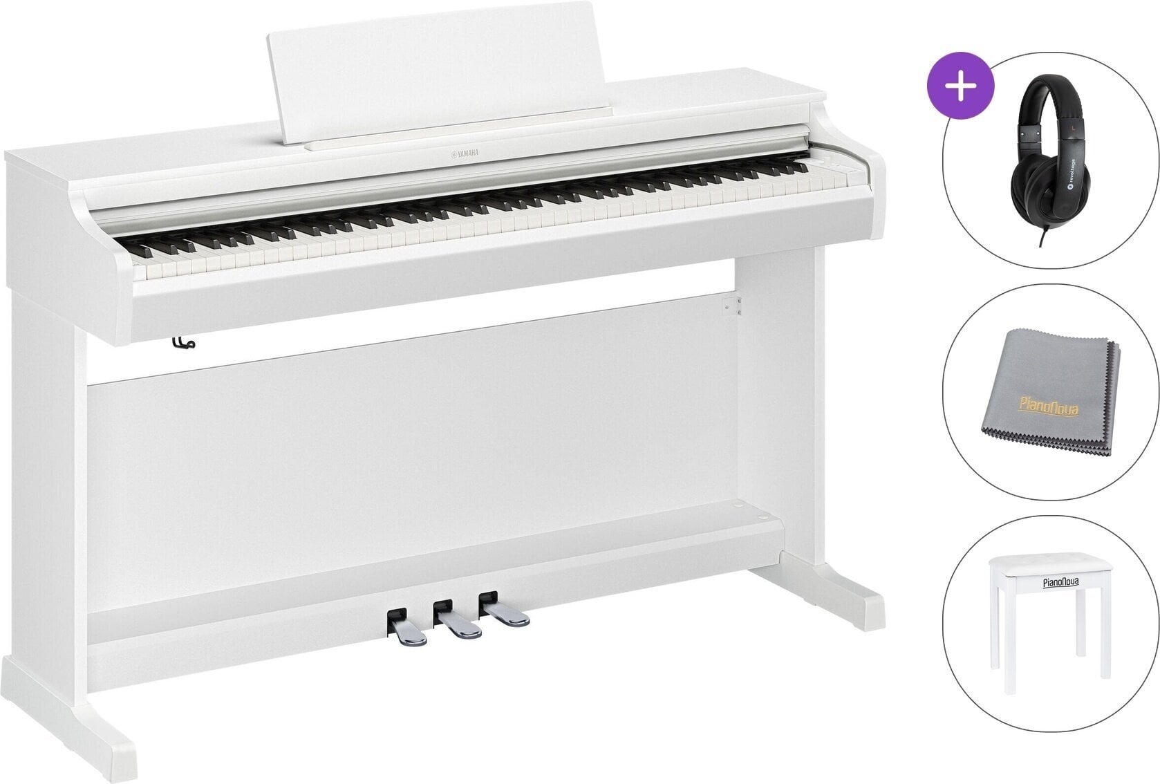 Дигитално пиано Yamaha YDP-166 Standard SET White Дигитално пиано