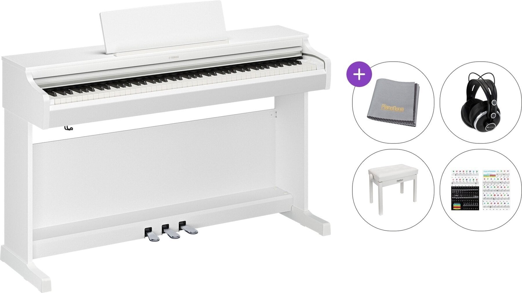 Дигитално пиано Yamaha YDP-166 Premium SET White Дигитално пиано