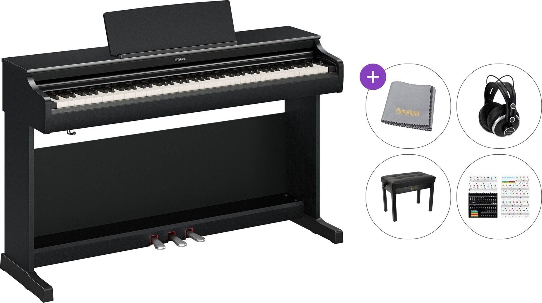 Digital Piano Yamaha YDP-166 Premium SET Black Digital Piano