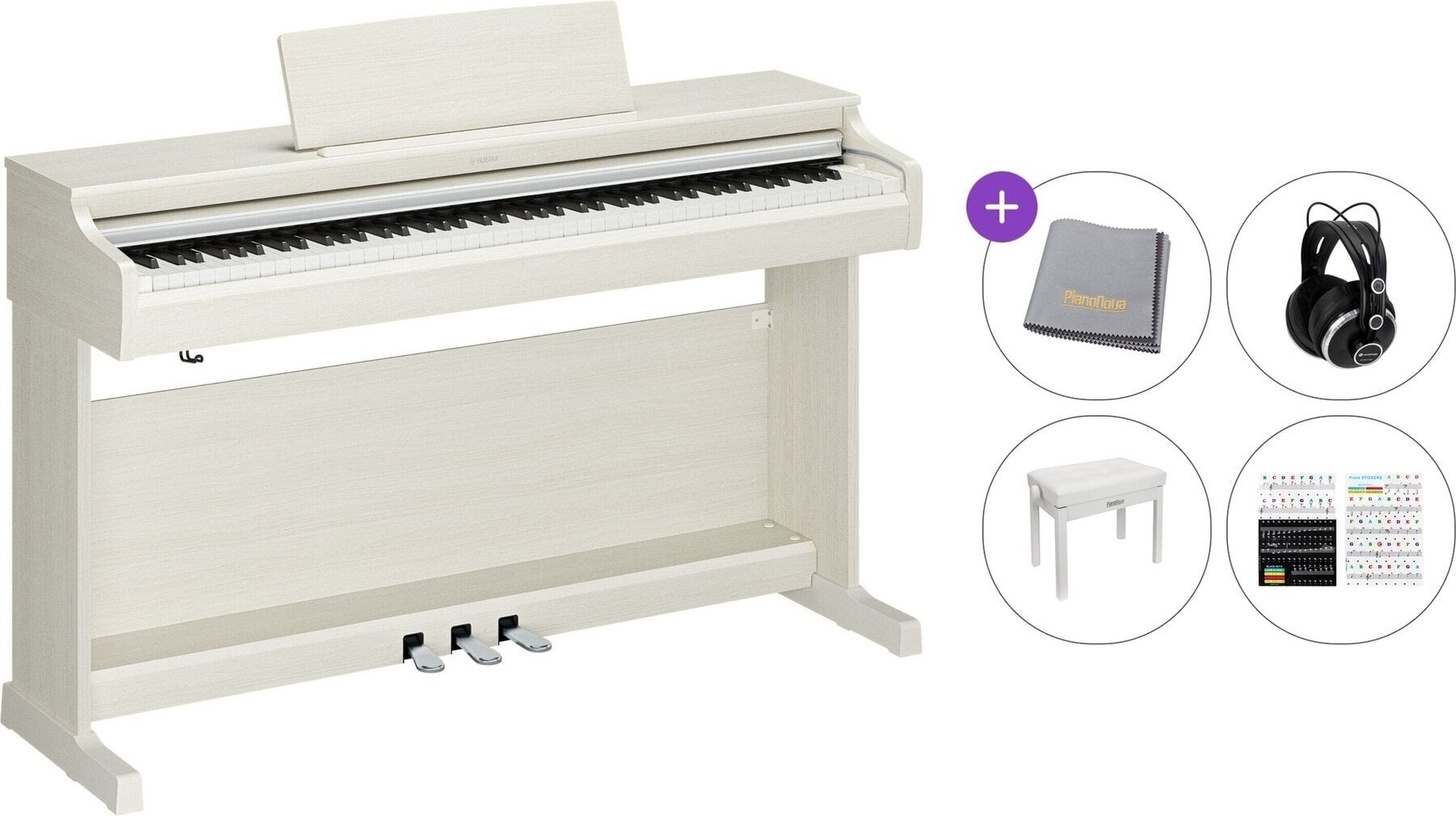 Дигитално пиано Yamaha YDP-166 Premium SET White Birch Дигитално пиано