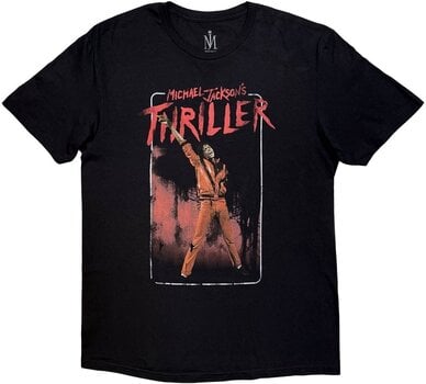 Skjorte Michael Jackson Thriller White Red Suit Black 2XL Skjorte - 1