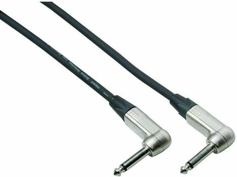 Cablu Patch, cablu adaptor Bespeco NCPP050 Negru 40 cm Oblic - Oblic - 1