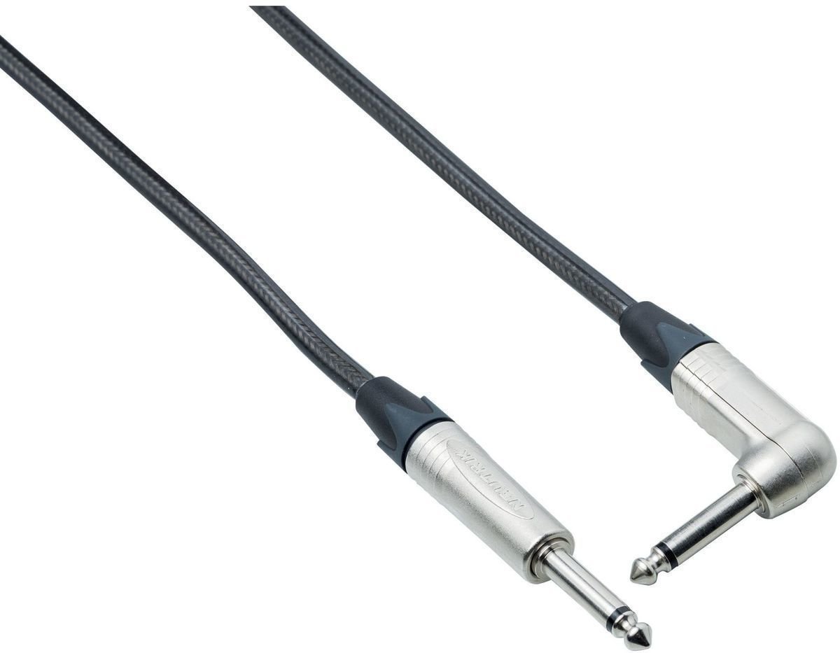 Инструментален кабел Bespeco NCP450T Черeн 4,5 m Директен - Ъглов