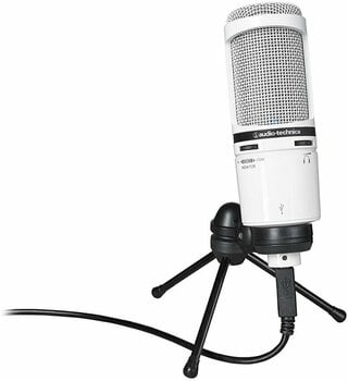 Microphone USB Audio-Technica AT2020USB+ White - 1