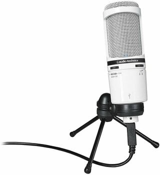 Μικρόφωνο USB Audio-Technica AT2020USB+ White - 1