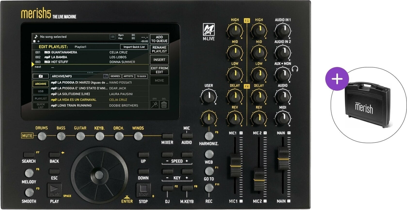 Sekvencer / Aranžer M-Live Merish 5 plus Basic SET Sekvencer / Aranžer