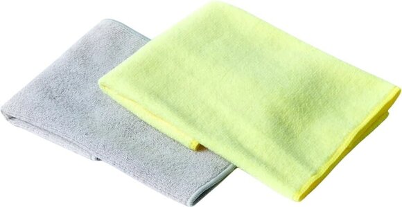 Drum Cleaner MusicNomad MN210 Microfiber Drum Detailing Towels, Two-Pack - 1