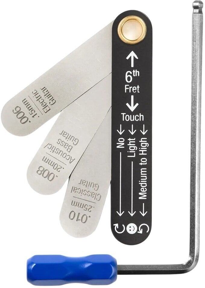 Tool for Guitar MusicNomad MN612 Truss Rod Neck Relief Measure and Adjust Kit Tool for Guitar