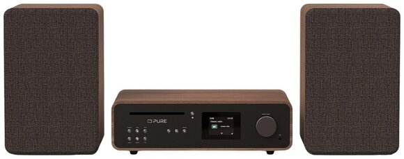 Player de desktop Pure Audio Classic Stereo Coffee Black/Walnut Player de desktop - 1