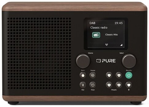 Radio digital DAB + Pure Audio Classic H4 Coffee Black/Walnut Radio digital DAB + - 1