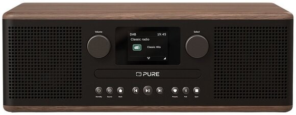 Player de desktop Pure Audio Classic C-D6 Coffee Black/Walnut Player de desktop - 1
