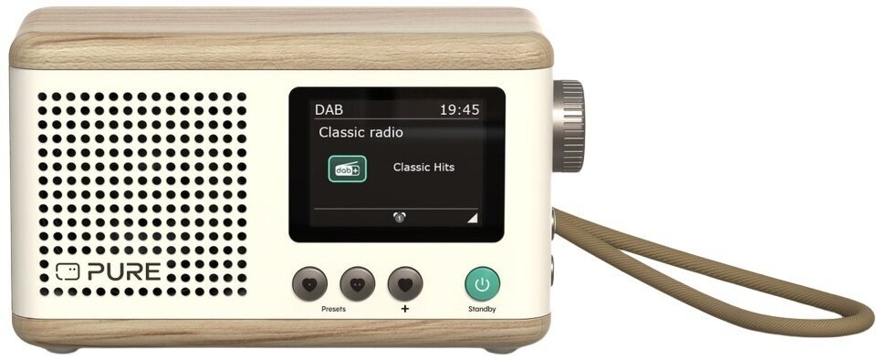 Digital Radio DAB+
 Pure Audio Classic Mini Cotton White/Oak Digital Radio DAB+