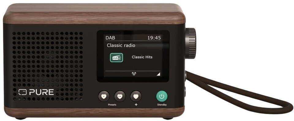 Digitalni radio DAB + Pure Audio Classic Mini Coffee Black/Walnut Digitalni radio DAB +
