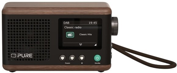 Digitalni radio DAB + Pure Audio Classic Mini Coffee Black/Walnut Digitalni radio DAB + - 1