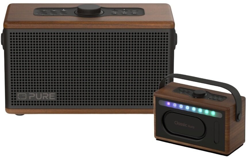 Boxe portabile Pure Audio Classic Aura Coffee Brown/Walnut Boxe portabile
