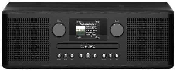 Desktop Music Player Pure Audio Classic C-D6i Black Ash Desktop Music Player - 1