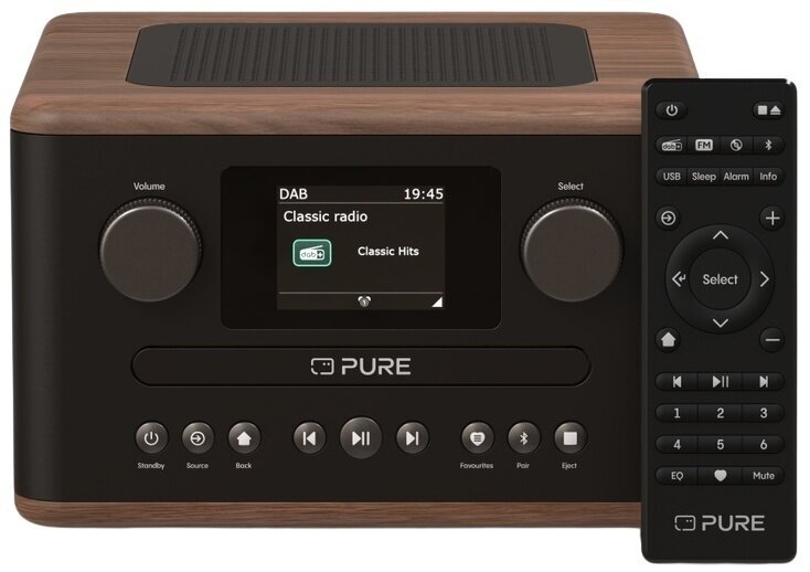 Stoni muzički player Pure Audio Classic C-D4 Coffee Brown/Walnut Stoni muzički player
