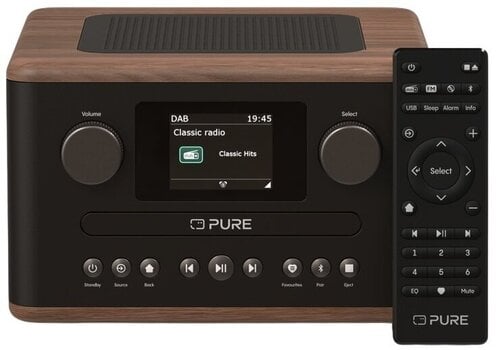 Stoni muzički player Pure Audio Classic C-D4 Coffee Brown/Walnut Stoni muzički player - 1