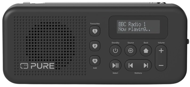 Digital Radio DAB+
 Pure Audio Elan Move Black Digital Radio DAB+