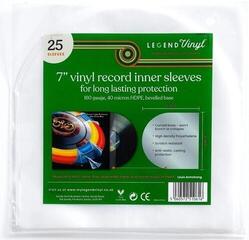 Bag/case for LP records Legend Vinyl LV24 Curved Base Vinyl Record Sleeves (7" Vinyl) 25