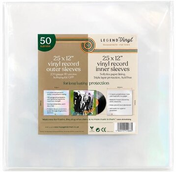 Bag/case for LP records Legend Vinyl LV31 Mixed Pack - Rice Paper Inner & Holographic Outer Vinyl Record Sleeves (12" Vinyl) 25 - 1