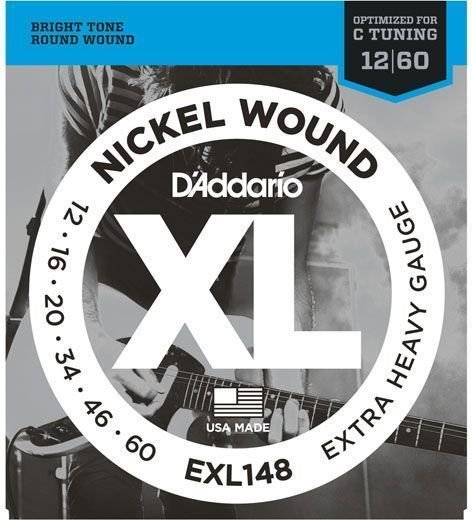 E-guitar strings D'Addario EXL148