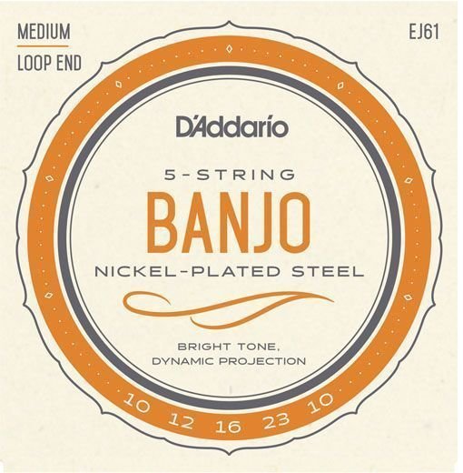 Struny pro banjo D'Addario EJ61