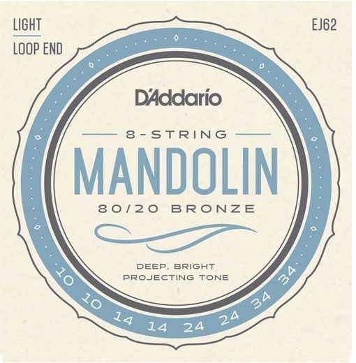 Snaren voor mandoline D'Addario EJ62