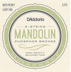 Cordes de mandolines D'Addario EJ75 Cordes de mandolines