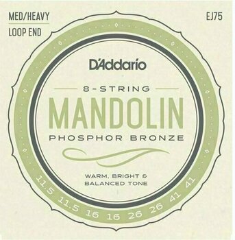 Snaren voor mandoline D'Addario EJ75 - 1