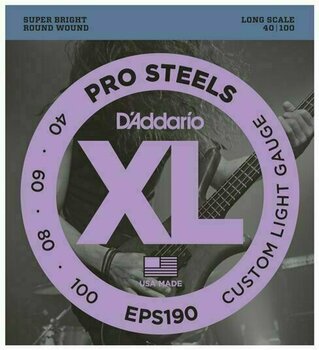 Struny pro baskytaru D'Addario EPS190 - 1